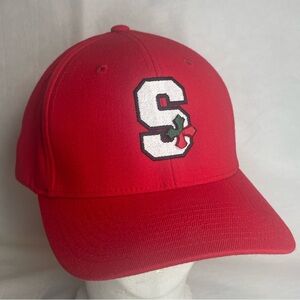 Stanford University Baseball Cap Red Flexfit Richardson Pro 585 Fitted LG-XL Cap